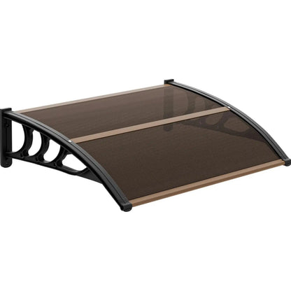 Exterior Door & Window Awning – Polycarbonate Canopy for Rain, Snow & Sun Protection