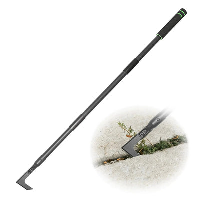 43.7" Crack Weeder – Adjustable Long Handle Weed Puller & Remover for Sidewalk, Paver, Wall Gaps, Lawn & Deck