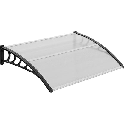 Exterior Door & Window Awning – Polycarbonate Canopy for Rain, Snow & Sun Protection
