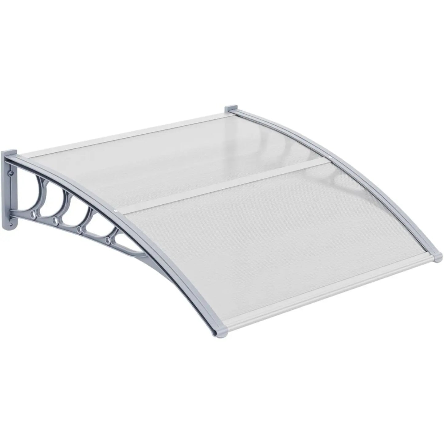 Exterior Door & Window Awning – Polycarbonate Canopy for Rain, Snow & Sun Protection